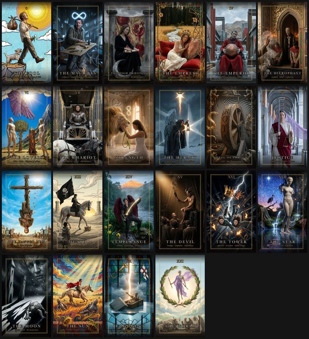 The 22 Major Arcana of Sisukiro Divination, Tarot Vol. I